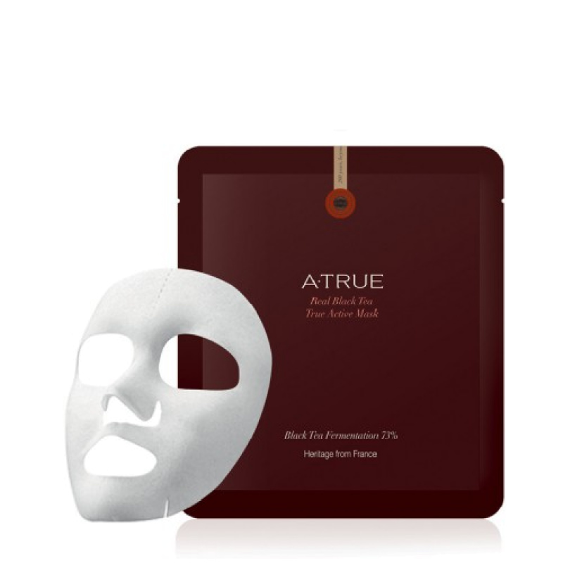 Маска Тканевая Для Лица Питательная Черный Чай Real Black Tea True Active Mask 4 х 25 г Маска Тканевая Для Лица Питательная Черный Чай Real Black Tea True Active Mask 4 х 25 г