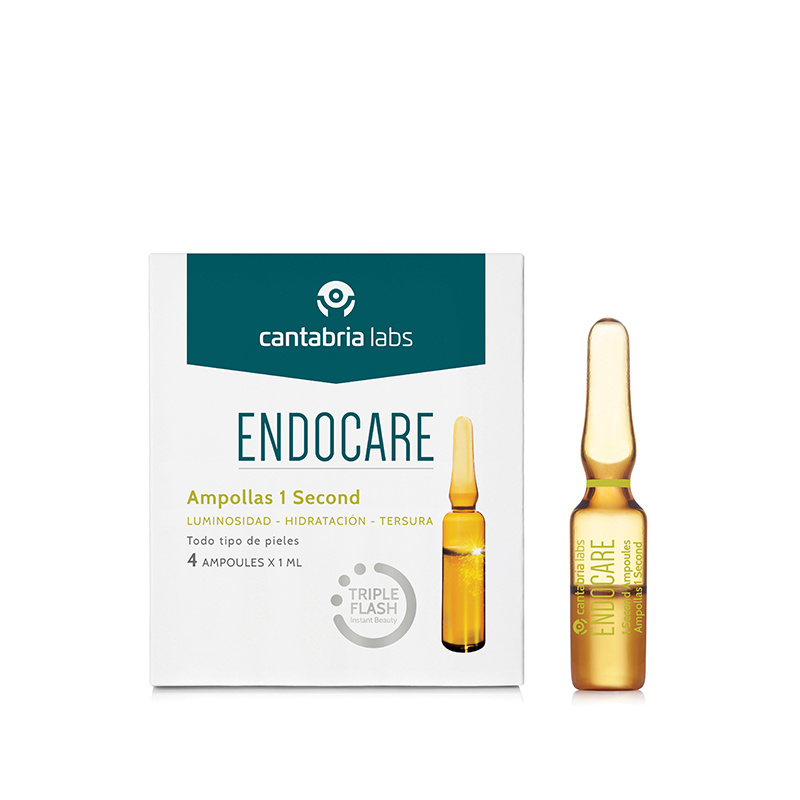 ENDOCARE 1 Second Концентрат в ампулах Красота за 1 секунду CANTALABRIA LABS 4 шт. х 1 мл